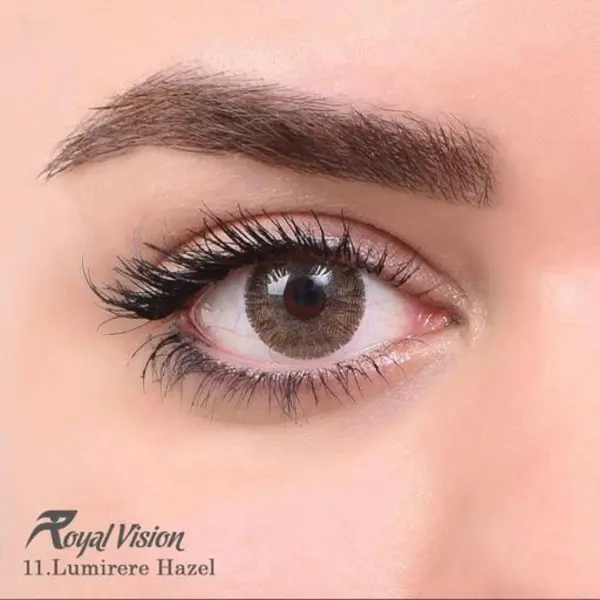لنز چشم رویال ویژن شماره 11 مدل  lumirere hazel - 2
