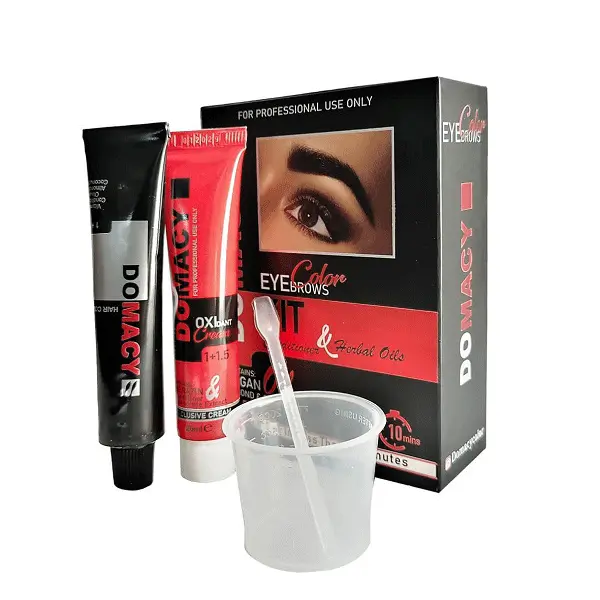 کیت رنگ ابرو دوماسی شماره 12 حجم 15 میلی لیتر رنگ مرواریدی - 4