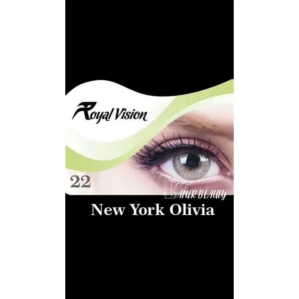 لنز چشم رویال ویژن شماره 22 مدل New York Olivia رنگ سبز زیتونی - 5