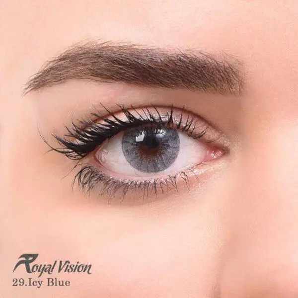 لنز چشم رویال ویژن شماره 29 مدل ice blue - 6