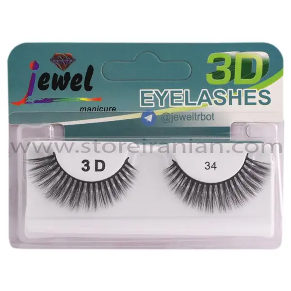 مژه مصنوعی جویل مدل 34 3D - 5