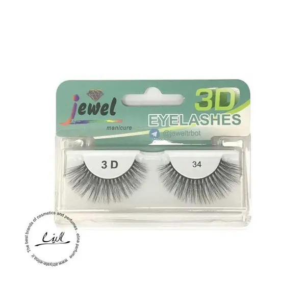 مژه مصنوعی جویل مدل 34 3D - 4
