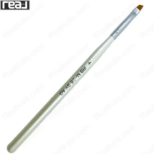 قلم موی آرایشی سر کج مناسب طراحی و هاشور ابرو گراف سایز 4 - 4