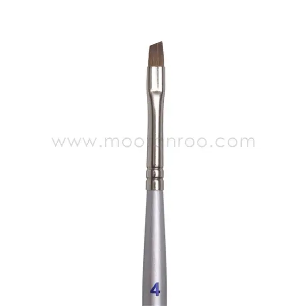 قلم موی آرایشی سر کج مناسب طراحی و هاشور ابرو گراف سایز 4 - 6