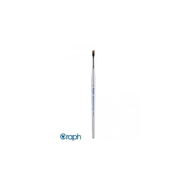 قلم موی آرایشی سر کج مناسب طراحی و هاشور ابرو گراف سایز 4 - 5