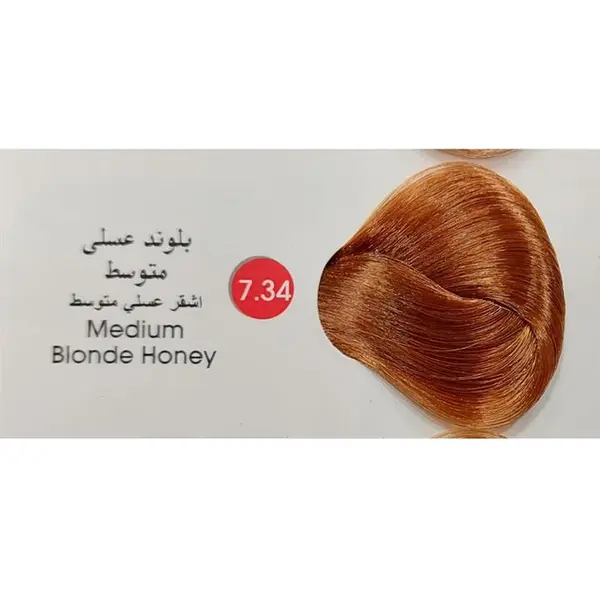 رنگ ابرو دنی وان بلوند عسلی متوسط شماره 7.34 حجم 15 میل - 2