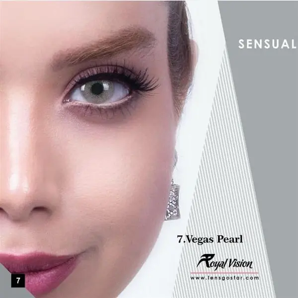 لنز چشم رویال ویژن شماره7 مدل  vegas pearl - 3