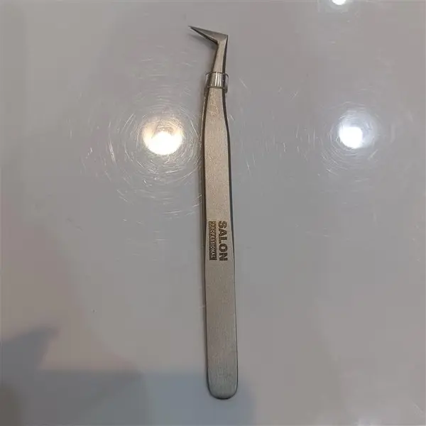 پنس / انبر سر کج کاشت مژه وتوس 90 درجه Vetus سالن Salon - 3