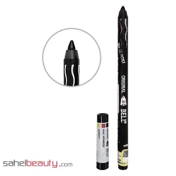 مداد چشم ضد آب کربن بلک بل BELL Carbon Black 24 hrs eyeliner pencil - 2