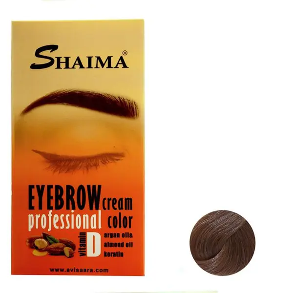 کیت رنگ ابرو شایما شماره CH6-E7.E حجم 30 میلی لیتر رنگ بلوند شکلاتی روشن - 2