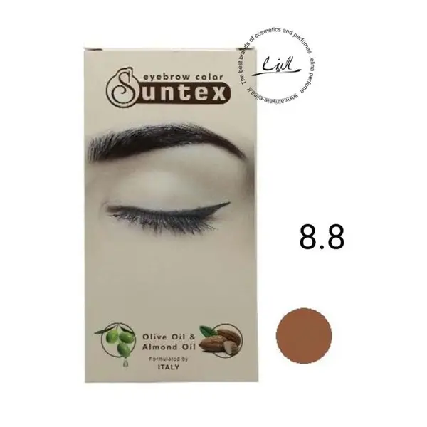 کیت رنگ ابرو سانتکس شماره CH7-E8.8 حجم 30 میلی لیتر رنگ بلوند شکلاتی روشن - 4