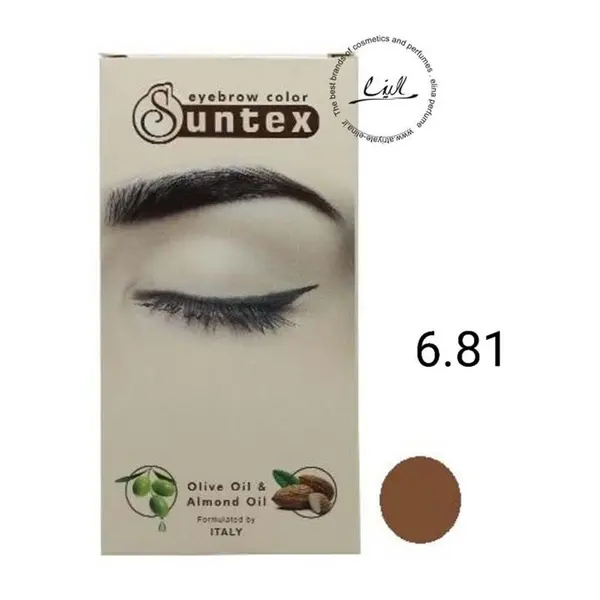 کیت رنگ ابرو سانتکس شماره CIN5-E6.81 حجم 30 میلی لیتر رنگ دارچینی - 6