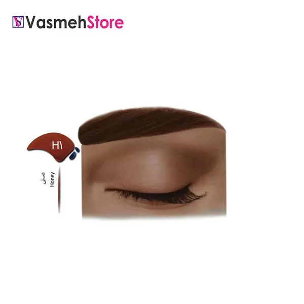 کیت رنگ ابرو ویتامول شماره H1 حجم 30 میلی لیتر رنگ عسلی - 6