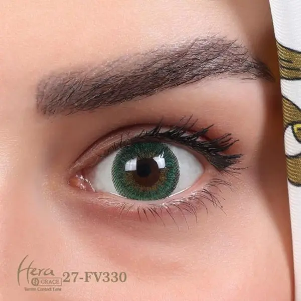 لنز رنگی هرا گریس شماره  Hera Grace Soft Contact Lens Romantic Blue 27 - 4