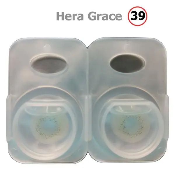 لنز رنگی هرا گریس شماره  Hera Grace Soft Contact Lens Lover Grey  39 - 5