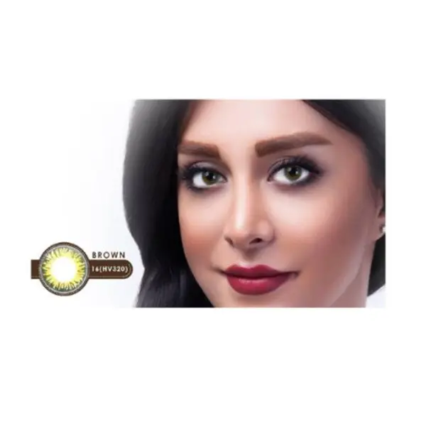 لنز رنگی هرا گریس شماره  Hera Grace Soft Contact Lens Maroon 16 - 5