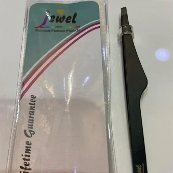 موچین ابرو انبری تفنگی مشکی جول jewel کد GT_246 - 2