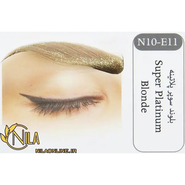 کیت رنگ ابرو سانتکس شماره N10-E11 حجم 30 میلی لیتر رنگ بلوند سوپر پلاتینه - 5