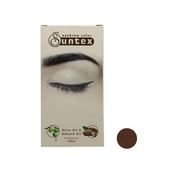 کیت رنگ ابرو سانتکس شماره N4-E5 حجم 30 میلی لیتر رنگ قهوه ای روشن - 2