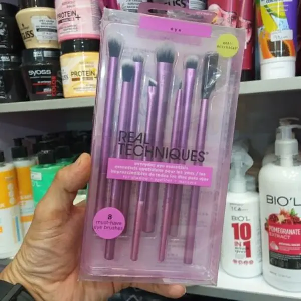 ست ۸ عددی براش آرایش چشم ریل تکنیکس مدل اِوری دِی آی اِسنشِلز  Real Techniques Everyday Eye Essentials Makeup Brush Set, 8 PCS - 2