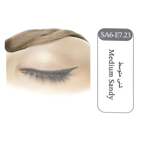 کیت رنگ ابرو سانتکس شماره SA6-E7.23 حجم 30 میلی لیتر رنگ شنی متوسط - 4