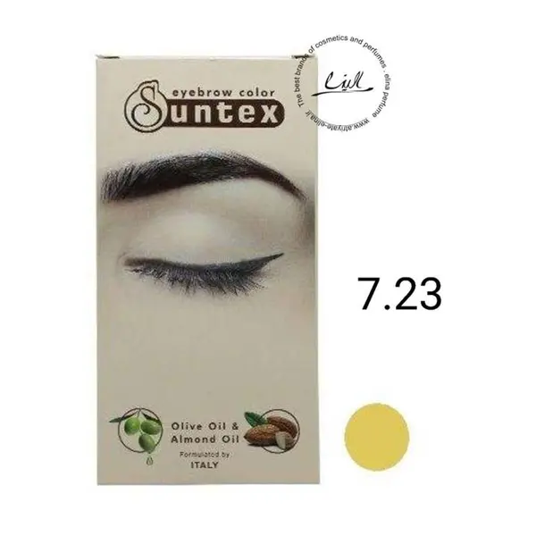 کیت رنگ ابرو سانتکس شماره SA6-E7.23 حجم 30 میلی لیتر رنگ شنی متوسط - 5