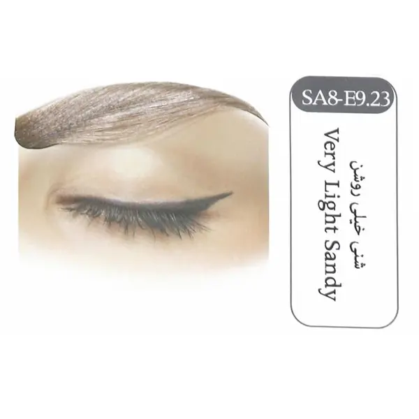 کیت رنگ ابرو سانتکس شماره SA8-E9.23 حجم 30 میلی لیتر رنگ شنی خیلی روشن - 5