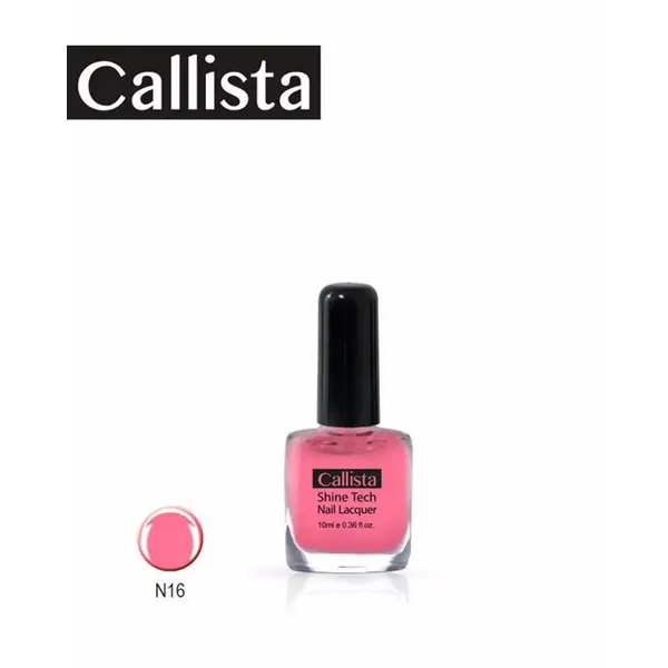 لاک ناخن کالیستا سری Shine Tech شماره N16 Callista Shine Tech N16 Nail Polish - 4