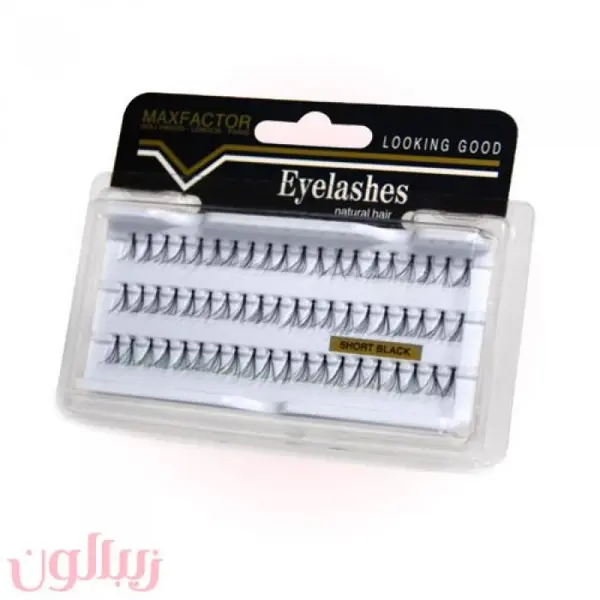 مژه کاشت سه بعدی گره دار مکس فکتور مدل Short Black - 4
