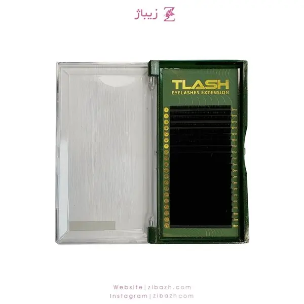 پالت مژه TLASH مدل CC میکس سایز ضخامت 0.7 غیر فست فن ۲۰ لاین - 2