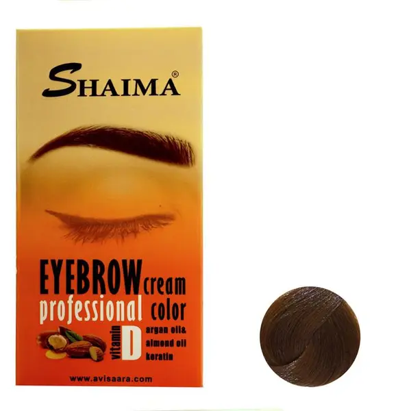 کیت رنگ ابرو شایما شماره WA6-E7.55 حجم 30 میلی لیتر رنگ گردویی متوسط - 2