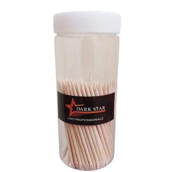 عقب زن ناخن دارک استار مدل چوبی بسته 100 عددی - 2