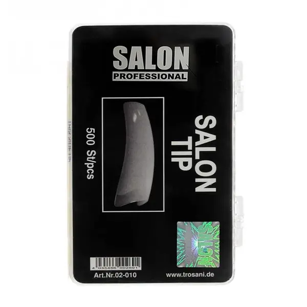 تیپ ناخن طبیعی 500 عددی سالن SALON هولوگرام دار - 3