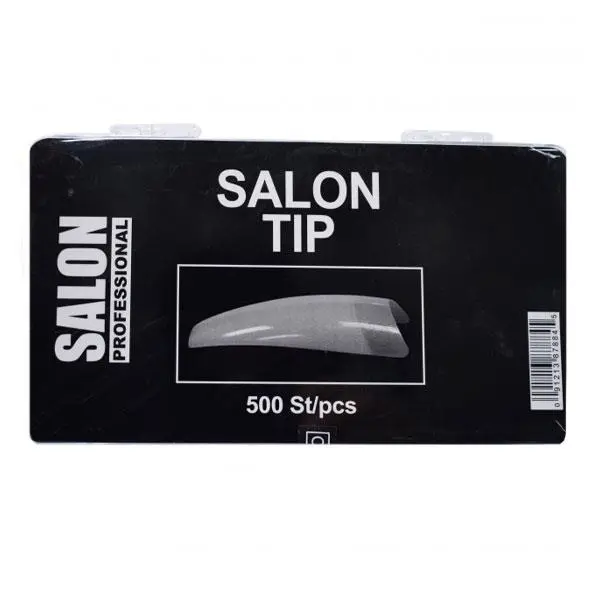 تیپ ناخن طبیعی 500 عددی سالن SALON هولوگرام دار - 4