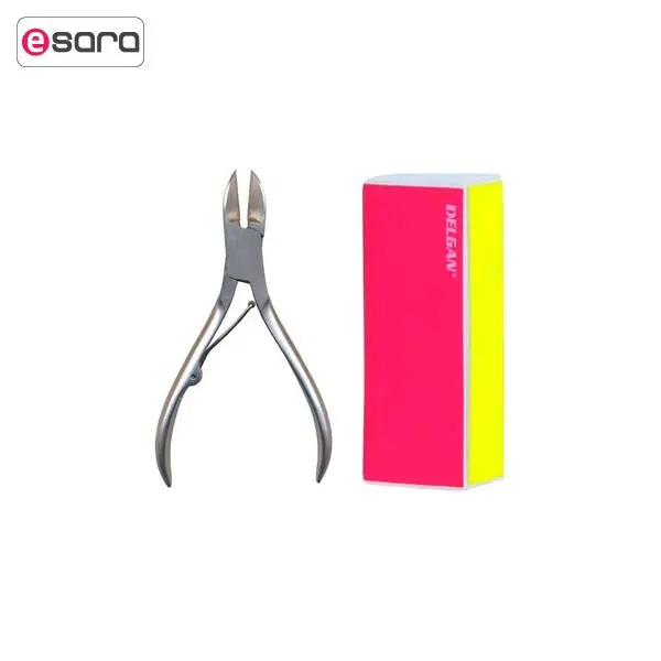 ناخن گیر انبری دلگان مدل MSBP20640010JC به همراه بافر - 4