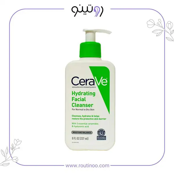 شوینده و آبرسان پوست نرمال تا خشک سراوی 237 میل | CeraVe Hydrating Facial Cleanser for Normal to Dry - 2