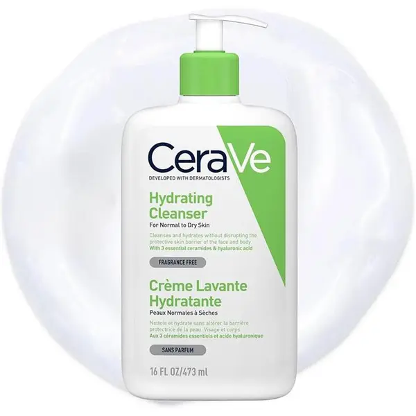 ژل شستشو آبرسان پوست نرمال تا خشک سراوی اصل 473 میلCerave Hydrating Cleanser