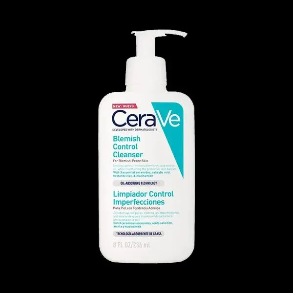 ژل شستشوی صورت ضد لک و جوش سراوی Cerave Blemish Control Cleanser حجم 236 میل - 3