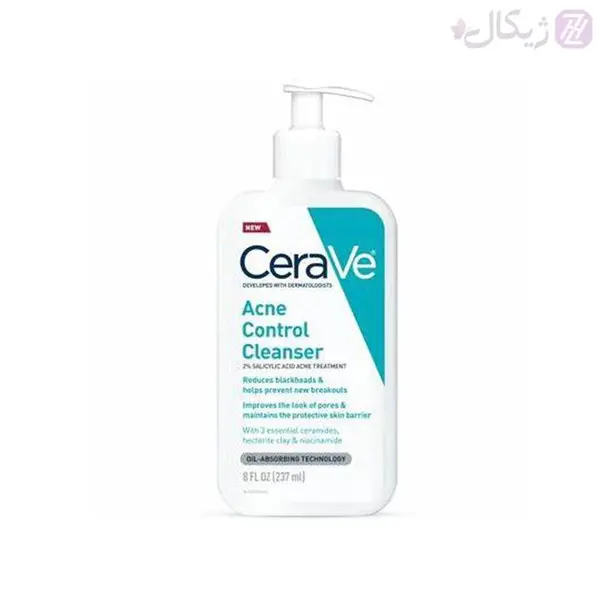 ژل شستشوی صورت ضد لک و جوش سراوی Cerave Blemish Control Cleanser حجم 236 میل - 2