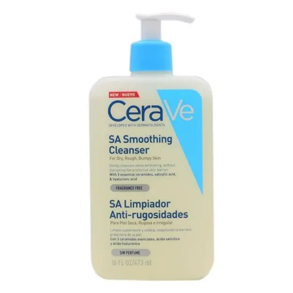 ژل شستشوی صورت سالسیلیک اسید سراوی حجم ۴۷۳میل Cerave SA Smoothing Cleanser - 5