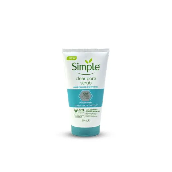 اسکراب پاک کننده منافذ سیمپل ۱۵۰ میل مدل Daily Skin Detox Clear Pore Scrub - 5