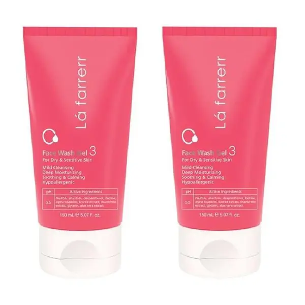 ژل شستشوی صورت لافارر مدل Dry skin حجم 150 میلی لیتر - 2