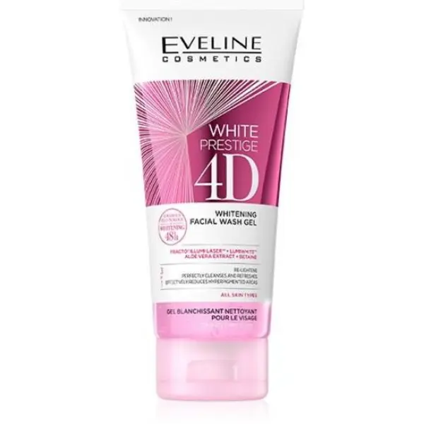 ژل شوینده و روشن کننده صورت اولاین Eveline White Prestige 4D حجم 200 میلی لیتر - 5