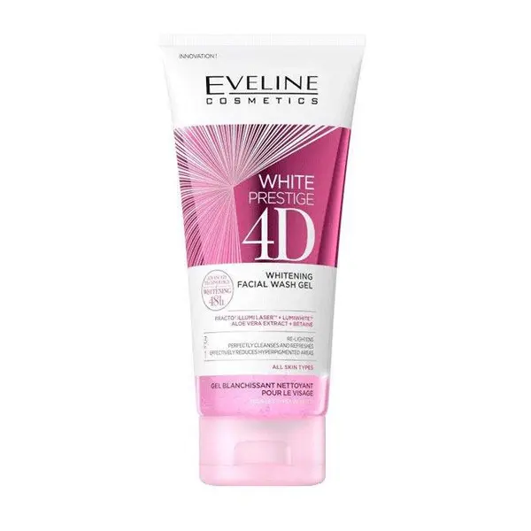 ژل شوینده و روشن کننده صورت اولاین Eveline White Prestige 4D حجم 200 میلی لیتر - 2