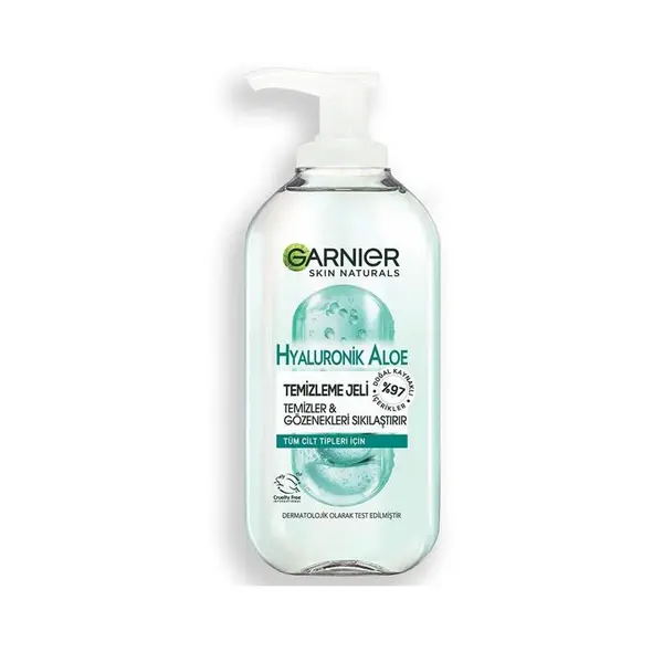ژل شستشو گارنیر Garnier آلوئه ورا مدل Hyaluronic Aloe حجم 200 میل(تحویل 1 الی 2 هفته ای)