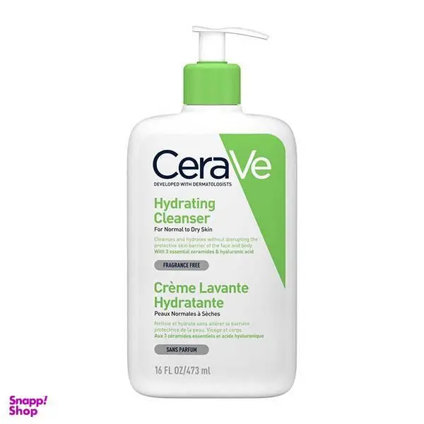 ژل شستشو صورت سراوی مدل Hydrating حجم 473 میلی لیتر - 2
