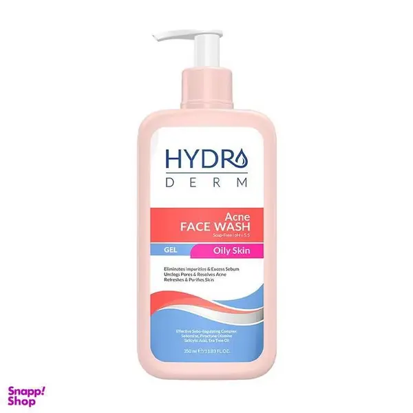 ژل شستشو صورت هیدرودرم Hydroderm  مدل Sensi Face Wash حجم 350 میلی لیتر - 5
