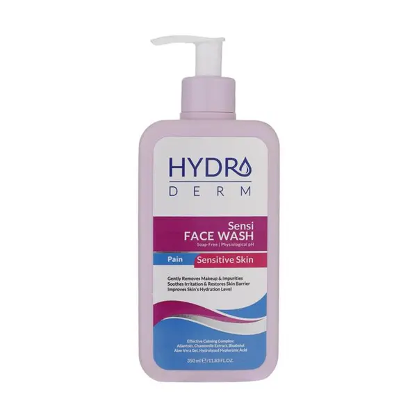 ژل شستشو صورت هیدرودرم Hydroderm  مدل Sensi Face Wash حجم 350 میلی لیتر - 2