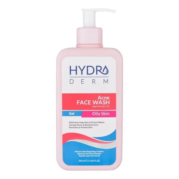 ژل شستشو صورت هیدرودرم Hydroderm  مدل Sensi Face Wash حجم 350 میلی لیتر - 4