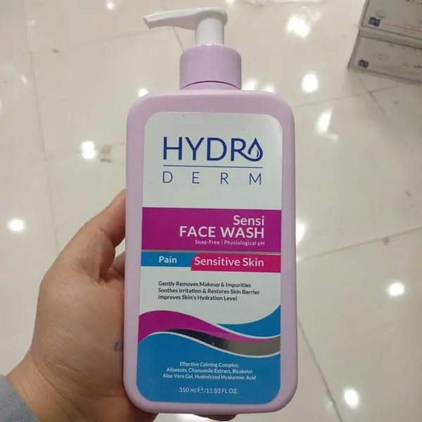 ژل شستشو صورت هیدرودرم Hydroderm  مدل Sensi Face Wash حجم 350 میلی لیتر - 3
